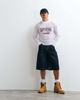 ASOS DESIGN ASOS DESIGN boxy oversized long sleeve t-shirt with daysocial print in white athletic mesh - 2