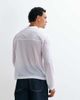 ASOS DESIGN ASOS DESIGN boxy oversized long sleeve t-shirt with daysocial print in white athletic mesh - 4