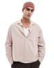ASOS DESIGN ASOS DESIGN boxy oversized oxford shirt in stone-Neutral - 1