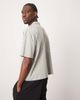 ASOS DESIGN ASOS DESIGN boxy oversized polo with sports graphic in gray - 3