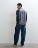 ASOS DESIGN ASOS DESIGN boxy oversized raglan T-shirt with print in washed gray and navy - 3
