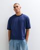 ASOS DESIGN ASOS DESIGN boxy oversized ringer t-shirt in washed blue-Navy - 1