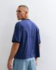 ASOS DESIGN ASOS DESIGN boxy oversized ringer t-shirt in washed blue-Navy - 4