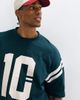 ASOS DESIGN ASOS DESIGN boxy oversized sporty t-shirt in dark green - 4