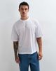 ASOS DESIGN ASOS DESIGN boxy oversized T-shirt in white athletic mesh - 4