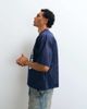 ASOS DESIGN ASOS DESIGN boxy oversized t-shirt with 10 graphic in navy athletic mesh - 4