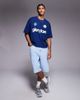 ASOS DESIGN ASOS DESIGN boxy oversized t-shirt with athletic graphic in navy - 4