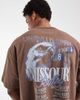 ASOS DESIGN ASOS DESIGN boxy oversized T-shirt with Missouri graphic in brown wash - 4