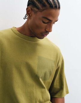 ASOS DESIGN ASOS DESIGN boxy oversized t-shirt with shadow pocket in washed green