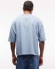 ASOS DESIGN ASOS DESIGN boxy oversized T-shirt with sports graphic in blue - 4