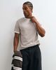 ASOS DESIGN ASOS DESIGN boxy regular ringer T-shirt in washed gray-Neutral - 1