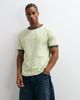ASOS DESIGN ASOS DESIGN boxy regular ringer T-shirt in washed green - 1