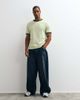 ASOS DESIGN ASOS DESIGN boxy regular ringer T-shirt in washed green - 2