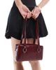 ASOS DESIGN ASOS DESIGN boxy shoulder bag in burgundy-Red - 4