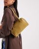 ASOS DESIGN ASOS DESIGN boxy shoulder bag with contrast edges in chartreuse-Green - 1