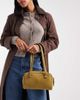 ASOS DESIGN ASOS DESIGN boxy shoulder bag with contrast edges in chartreuse-Green - 4