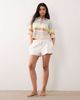 ASOS DESIGN ASOS DESIGN boxy striped polo shirt in pastel multi - 3
