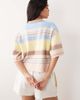 ASOS DESIGN ASOS DESIGN boxy striped polo shirt in pastel multi - 4