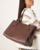 ASOS DESIGN ASOS DESIGN boxy tote bag in chocolate-Brown - 1
