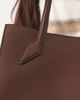 ASOS DESIGN ASOS DESIGN boxy tote bag in chocolate-Brown - 3