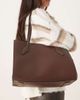 ASOS DESIGN ASOS DESIGN boxy tote bag in chocolate-Brown - 4
