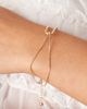 ASOS DESIGN ASOS DESIGN bracelet with dainty cuff and chain detail in gold tone - 1