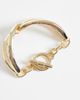 ASOS DESIGN ASOS DESIGN bracelet with statement t- bar chain in gold tone - 2