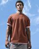 ASOS DESIGN ASOS DESIGN breatheMAX™ heavyweight oversized T-shirt in brown cotton blend - 1