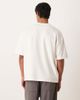 ASOS DESIGN ASOS DESIGN breatheMAX™ heavyweight oversized T-shirt in cream cotton blend-White - 3
