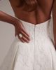 ASOS DESIGN ASOS DESIGN Bridal curved strapless neckline lace midi dress in ivory-White - 4