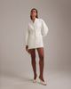 ASOS DESIGN ASOS DESIGN bridal structured blazer mini dress in ivory-White - 3