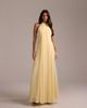 ASOS DESIGN ASOS DESIGN Bridesmaids grecian draped halter maxi dress in yellow - 1