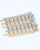 ASOS DESIGN ASOS DESIGN brooch with drop multi beaded effect in mixed metal-GOLD - 4