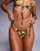 ASOS DESIGN ASOS DESIGN Brooke tie side bikini bottoms in butterfly print-Multi - 2