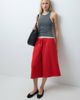 ASOS DESIGN ASOS DESIGN brushback jersey tie waist jorts in red - 1