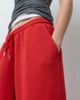 ASOS DESIGN ASOS DESIGN brushback jersey tie waist jorts in red - 3
