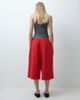 ASOS DESIGN ASOS DESIGN brushback jersey tie waist jorts in red - 4