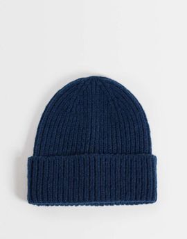 ASOS DESIGN ASOS DESIGN brushed knit beanie in blue
