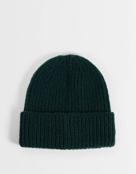 ASOS DESIGN ASOS DESIGN brushed knit beanie in green