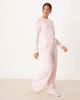ASOS DESIGN ASOS DESIGN brushed ribbed long sleeve crew neck cardigan in pink - part of a set - 2