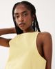 ASOS DESIGN ASOS DESIGN bubble hem halter neck top in buttermilk-Yellow - 2