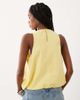 ASOS DESIGN ASOS DESIGN bubble hem halter neck top in buttermilk-Yellow - 4