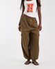 ASOS DESIGN ASOS DESIGN bubble hem pants with cargo pockets in khaki-Green - 2