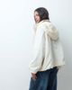 ASOS DESIGN ASOS DESIGN bubble hem shower resistant rainwear jacket in neutral-White - 4
