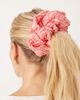 ASOS DESIGN ASOS DESIGN bubble textured scrunchie in micro red and white plaid - 1