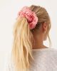 ASOS DESIGN ASOS DESIGN bubble textured scrunchie in micro red and white plaid - 4