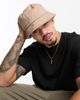 ASOS DESIGN ASOS DESIGN bucket hat in mushroom-Brown - 1