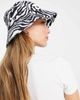 ASOS DESIGN ASOS DESIGN bucket hat in zebra print in mono-Multi - 1