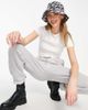 ASOS DESIGN ASOS DESIGN bucket hat in zebra print in mono-Multi - 3