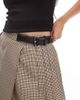 ASOS DESIGN ASOS DESIGN buckle detail mini kilt skirt in brown plaid - 4